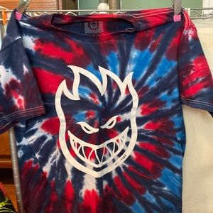 Mens Spitfire tie dyed shirt.